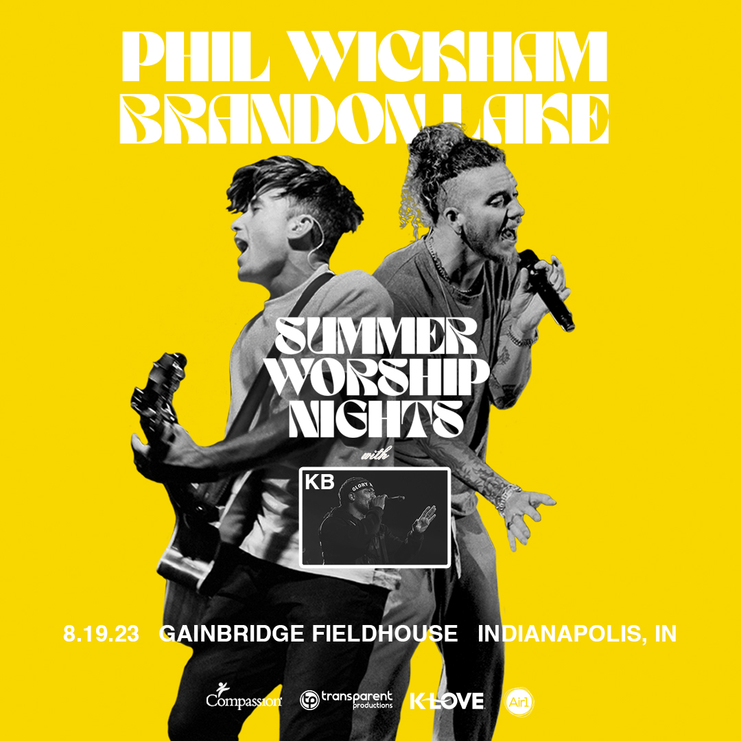Phil Wickham and Brandon Lake Summer Worship Nights Tour Indianapolis