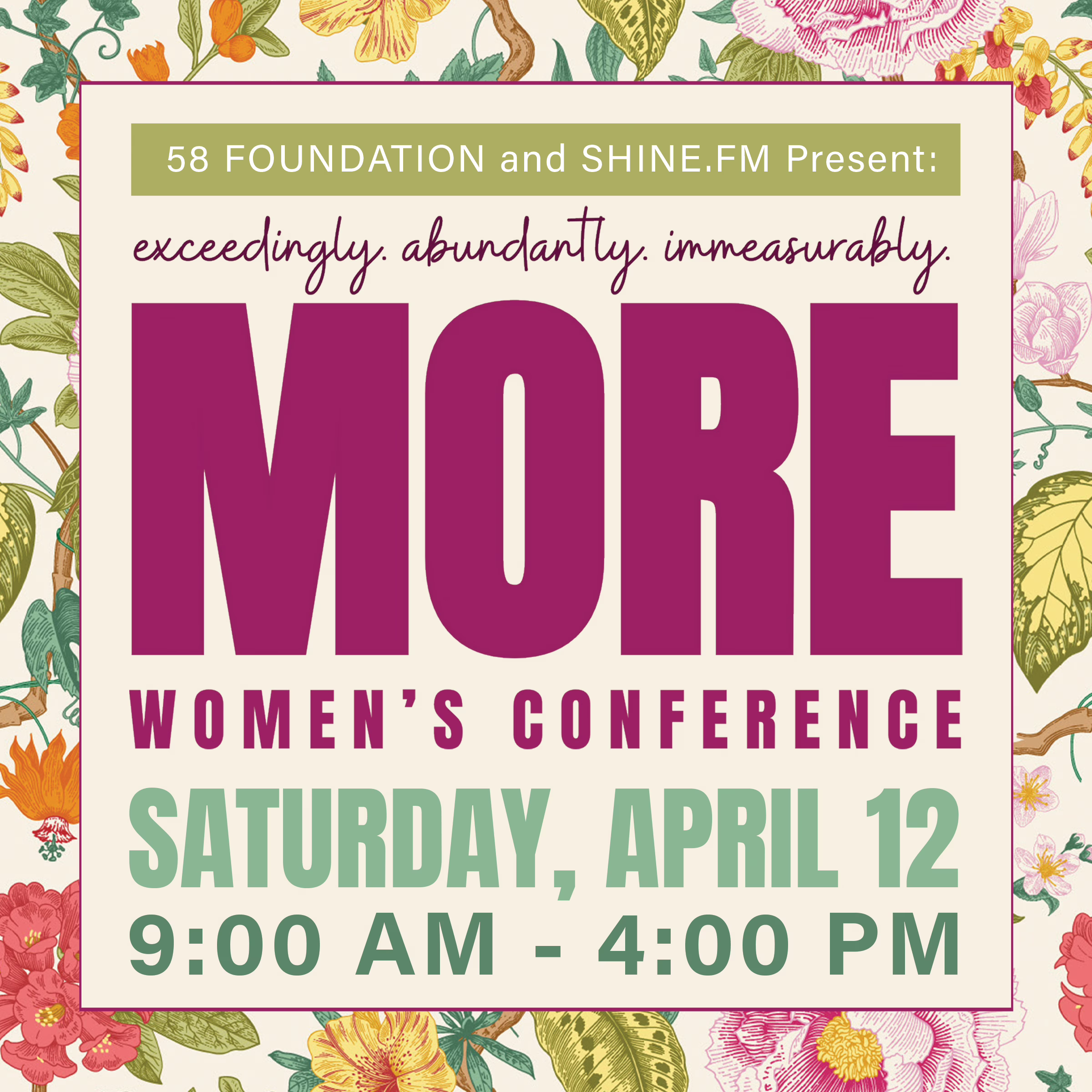 MORE Women’s Conference