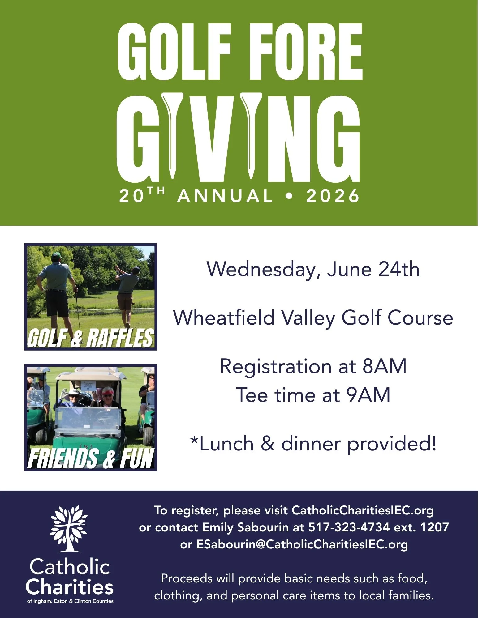 Catholic Charities IEC Golf Fore Giving – Williamston, MI