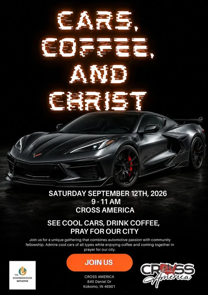 Cars, Coffee, and Christ – Kokomo, IN