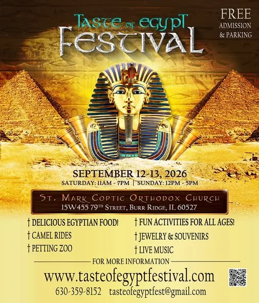 Taste of Egypt Festival – Burr Ridge, IL