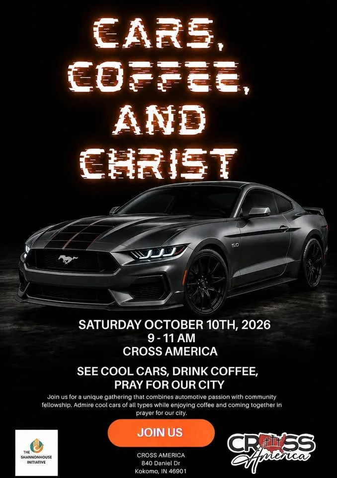 Cars, Coffee, and Christ – Kokomo, IN