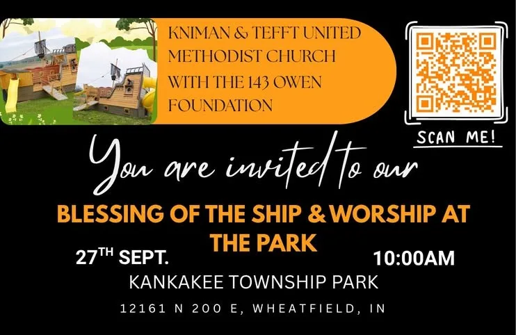 Blessing of the Ship & Worship in the Park – Wheatfield, IN