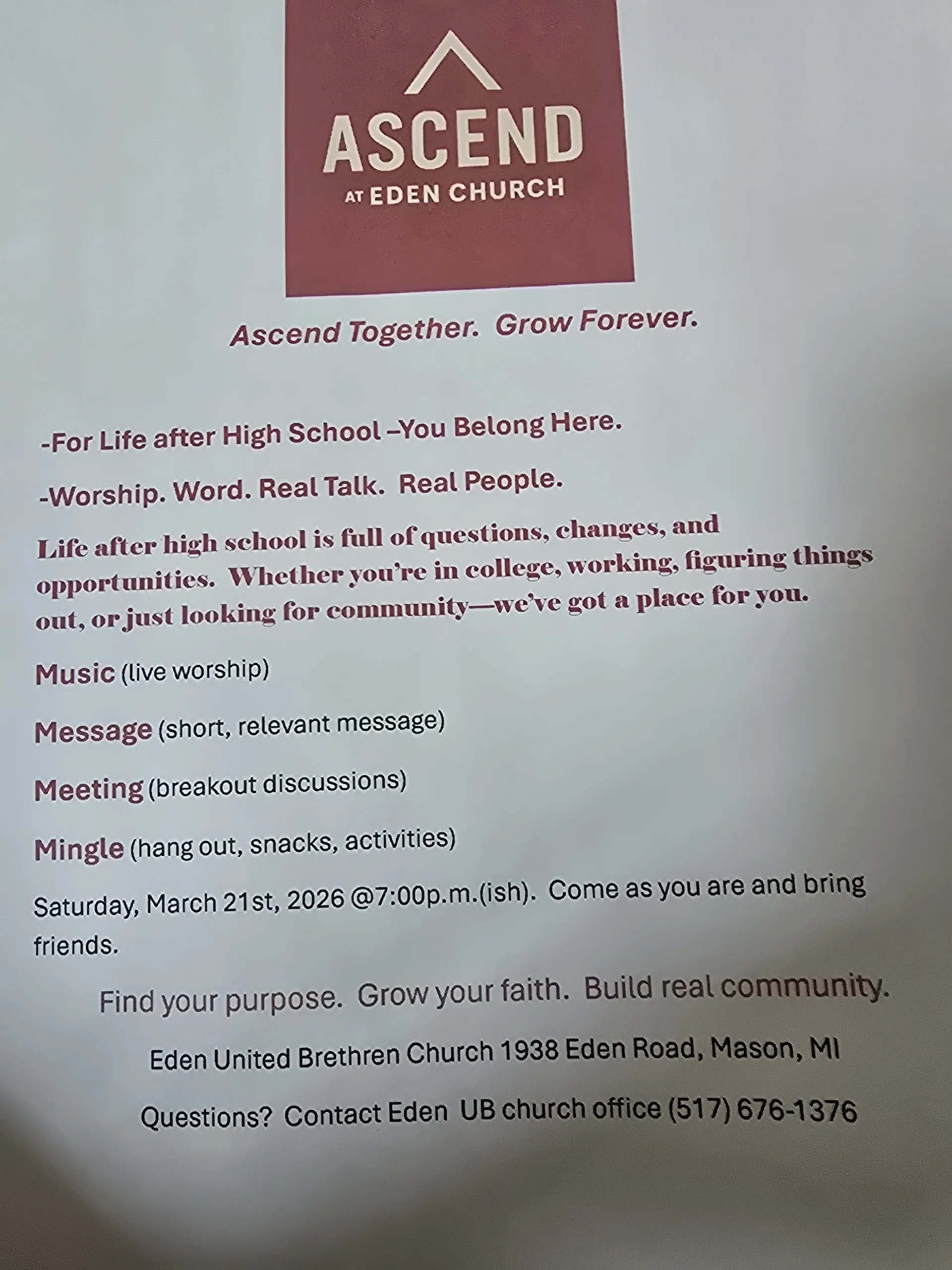 Ascend at Eden – Mason, MI