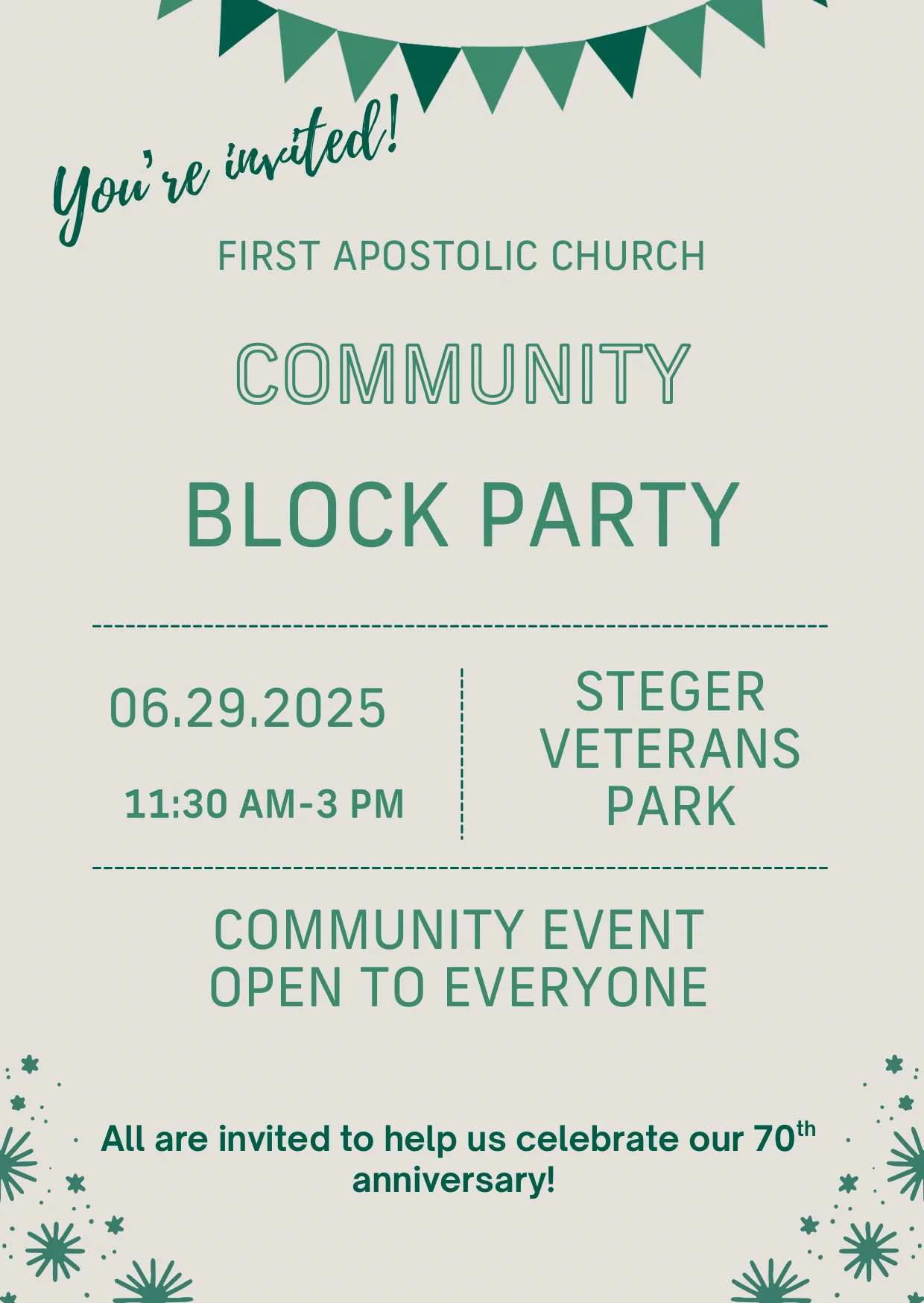 Community Block Party – Steger, IL