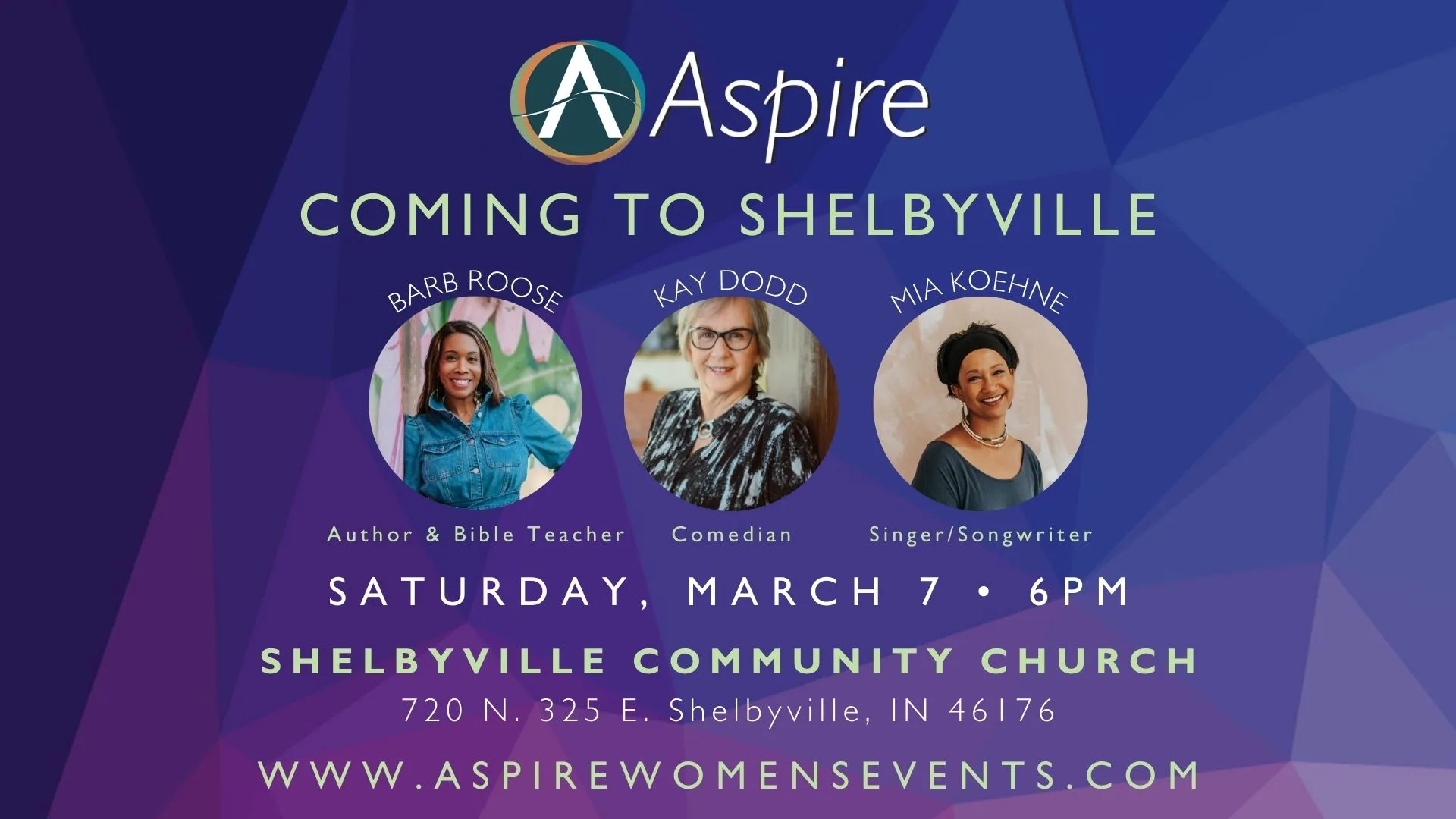 Aspire Women’s Events – Shelbyville, IN