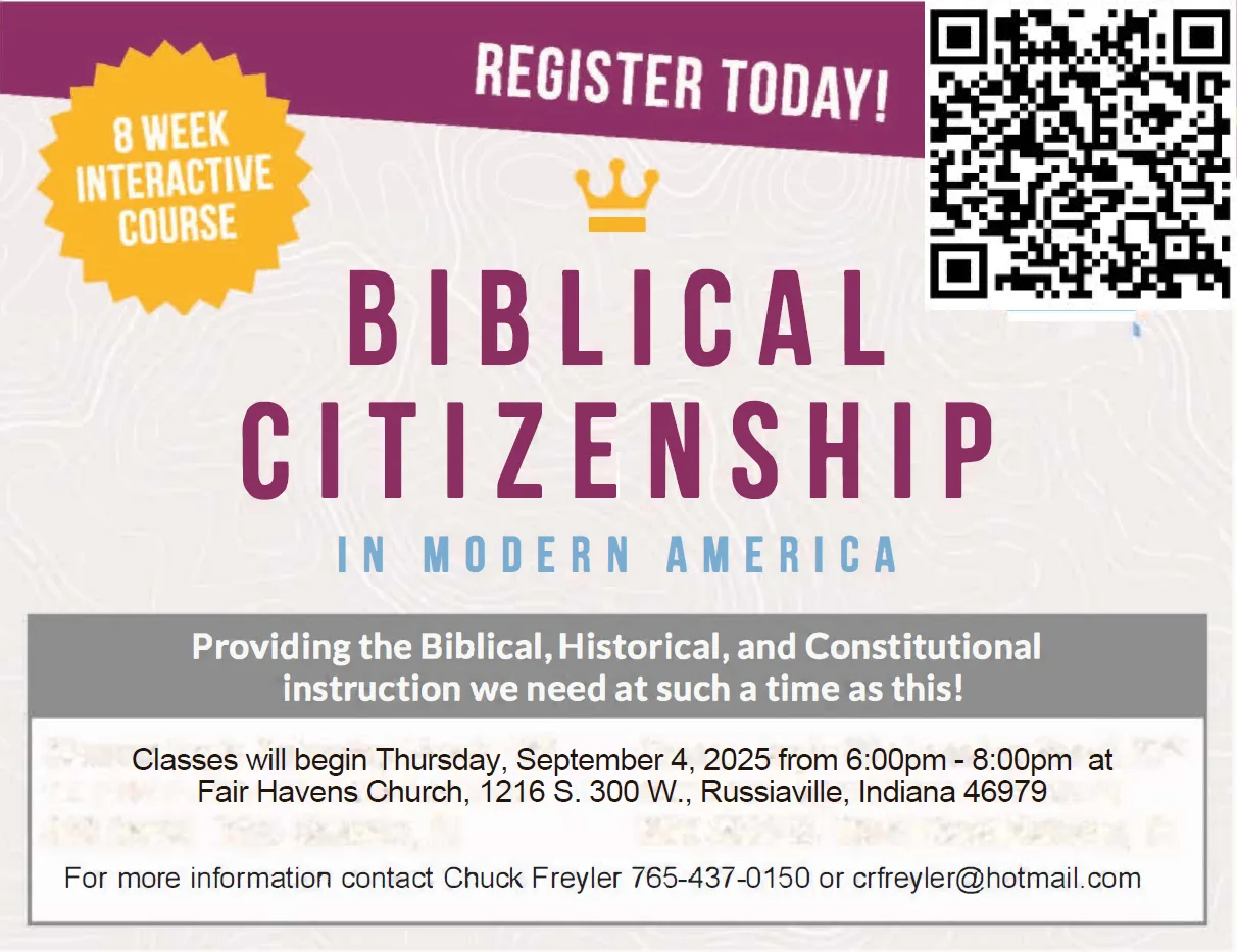 Biblical Citizenship in Modern America – Kokomo, IN