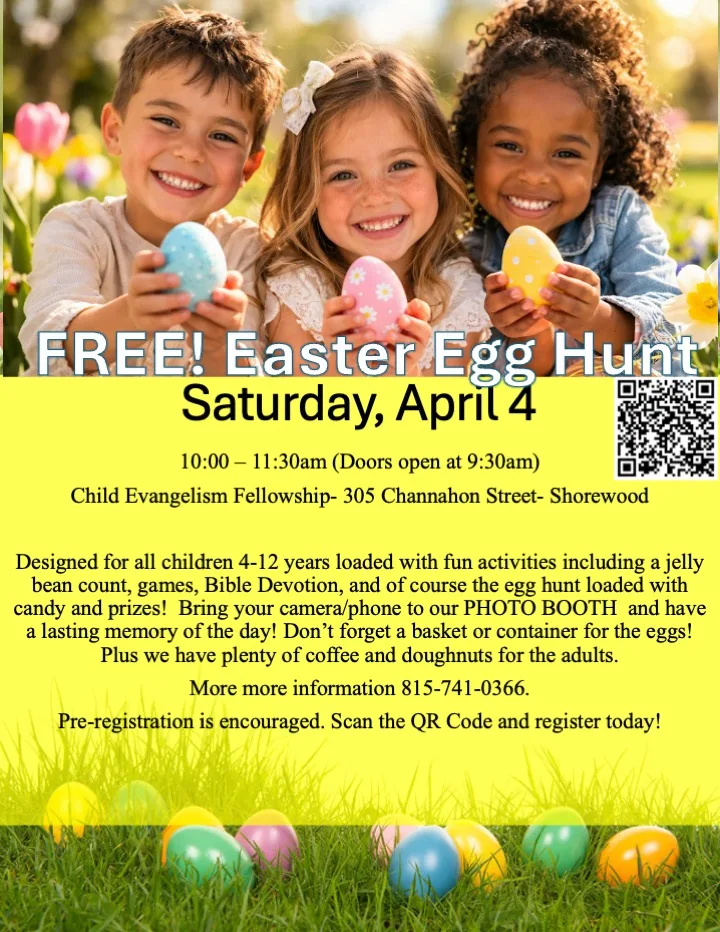 Free Easter Egg Hunt – Channahon, IL