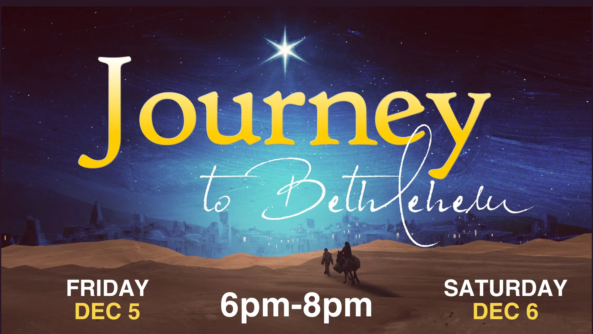 Journey To Bethlehem Live Nativity – Kokomo, IN