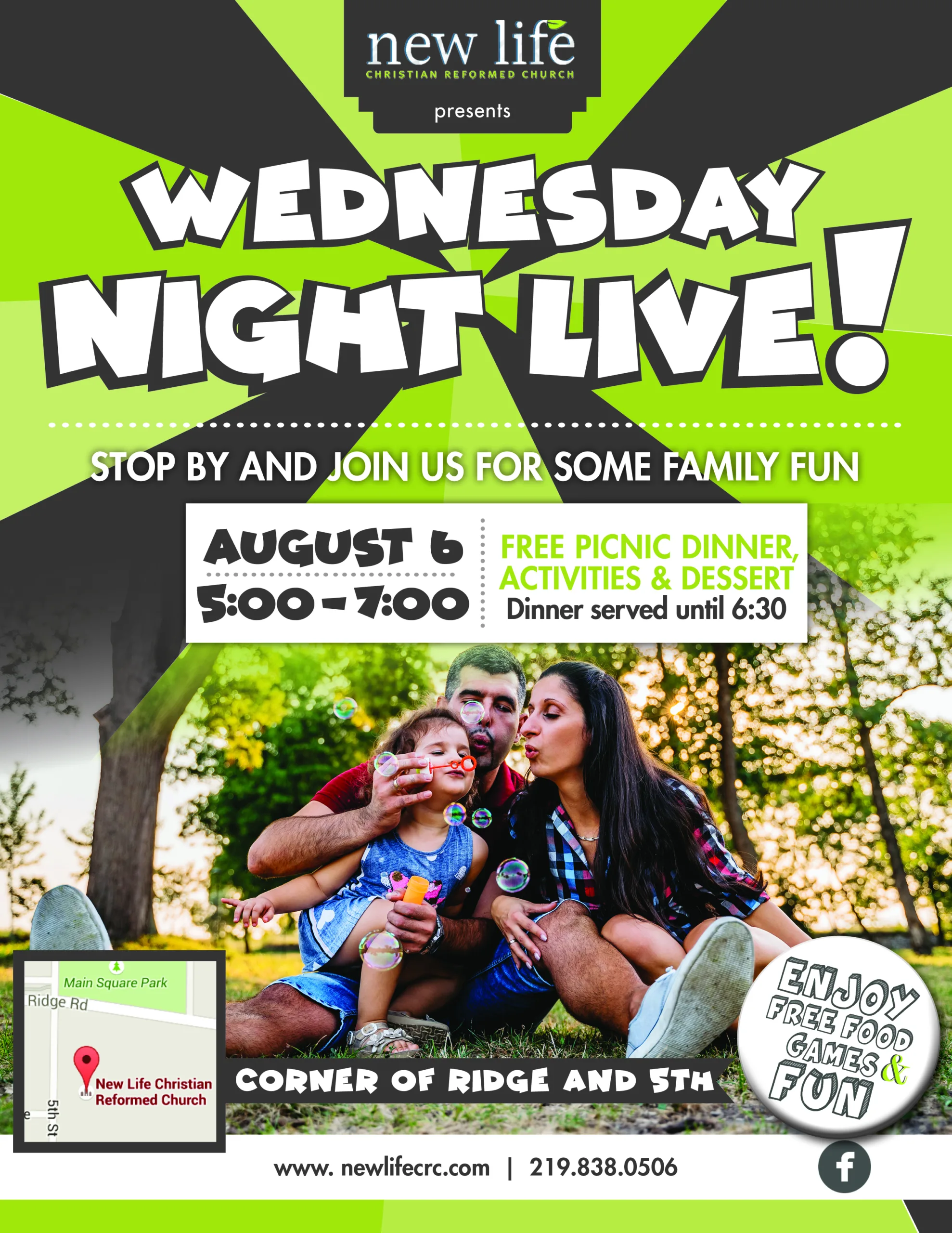 WEDNESDAY NIGHT LIVE! – Highland, IN