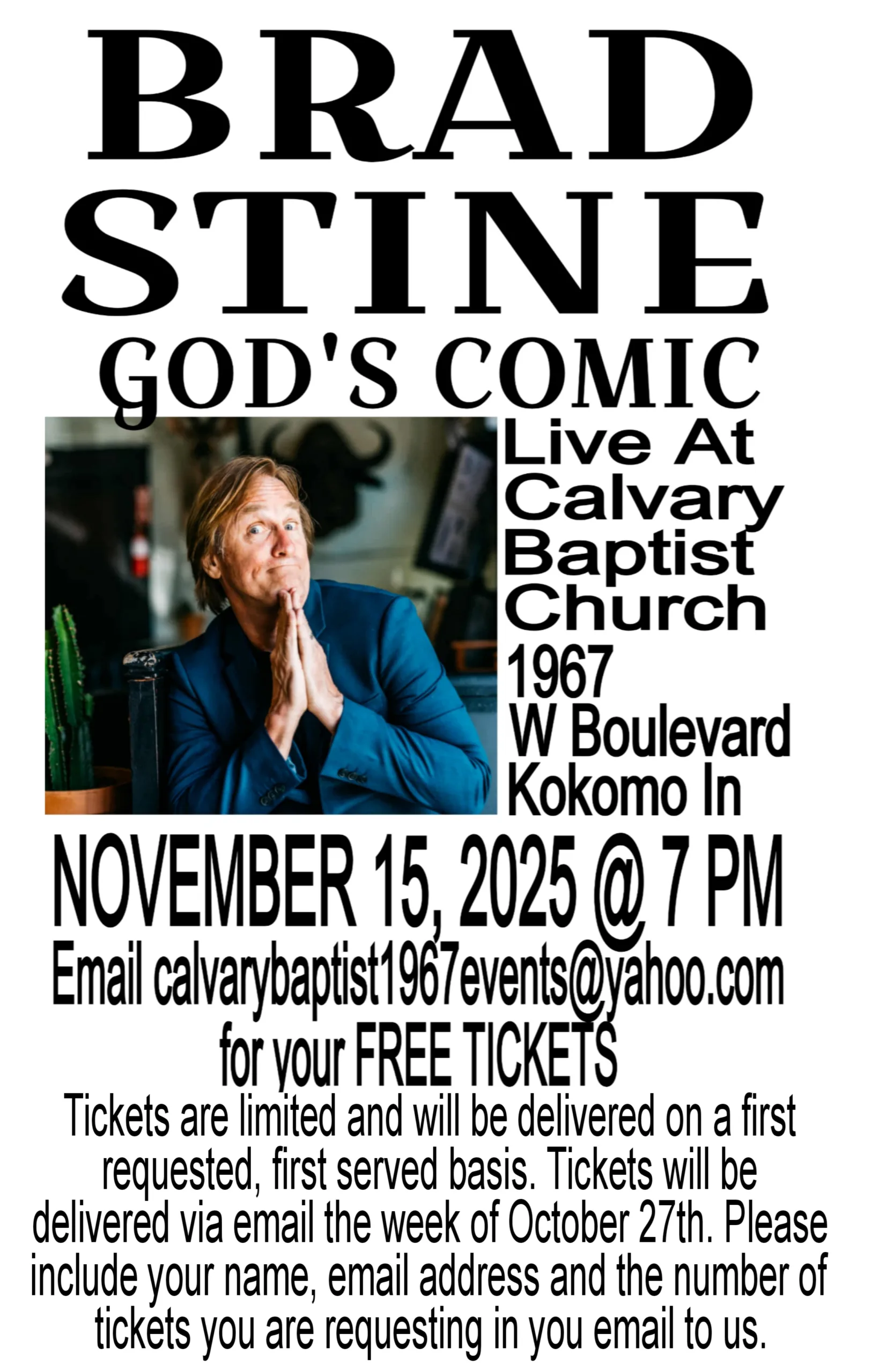 Brad Stine “God’s Comic” – Kokomo, IN