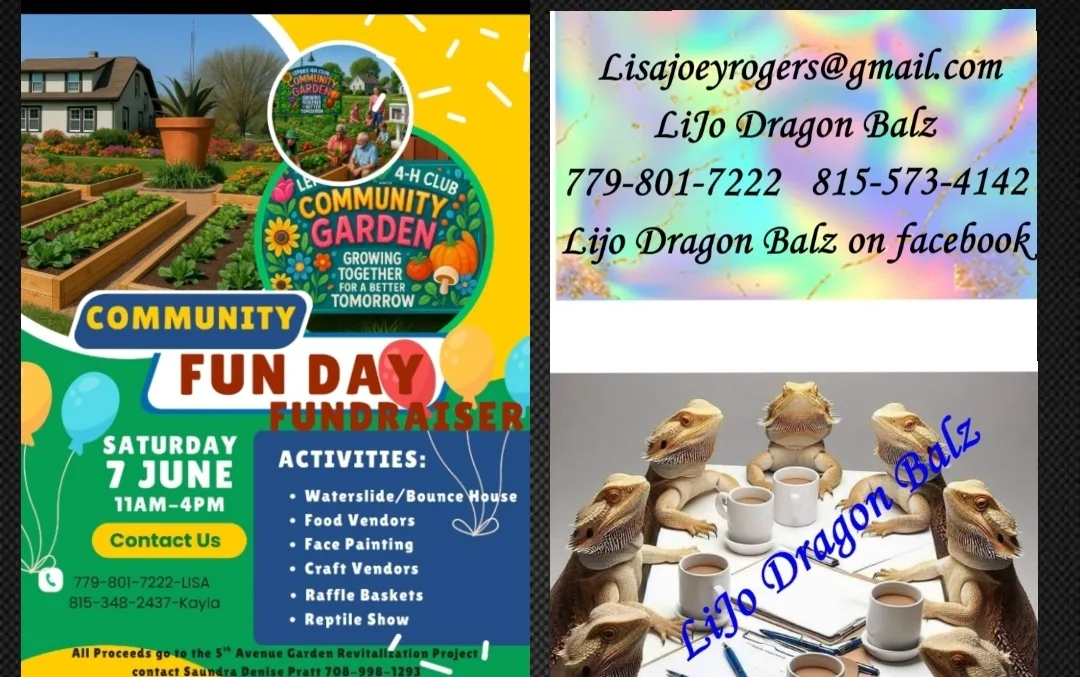 Community Fun Day for Kankakee Community Garden Fundraiser